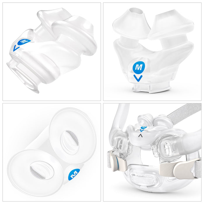 Various Views of AirFix X30i Nasal Pillows