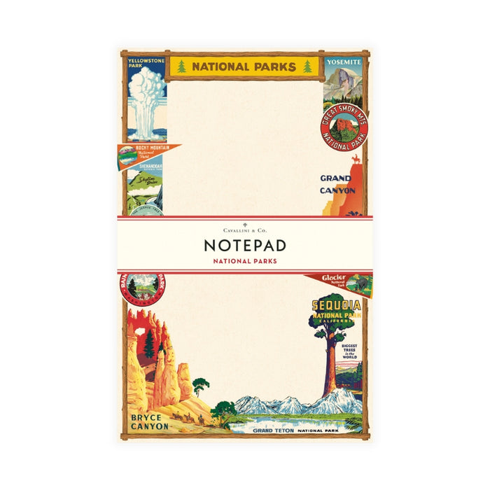 National Parks Notepad - Cavallini & Co.