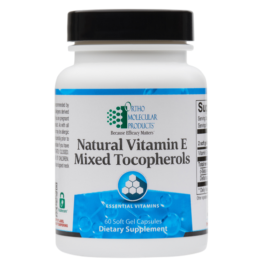 Natural Vitamin E Mixed Tocopherols (60 ct) by Ortho Molecular