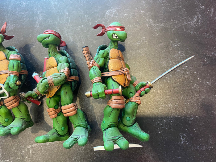 NECA 2008 NINJA TURTLE COMIC VERSION FULL SET