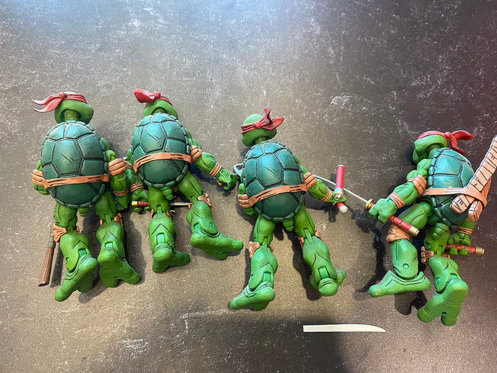 NECA 2008 NINJA TURTLE COMIC VERSION FULL SET