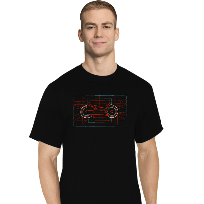 Shirts T-Shirts, Tall / Large / Black Neon Biker
