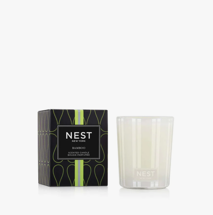 Nest Votive Candle 2oz Candles in Bamboo at Wrapsody
