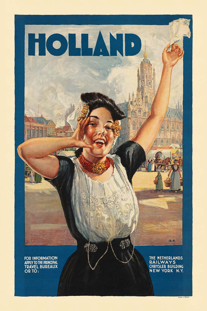 Netherlands Travel Poster: Holland