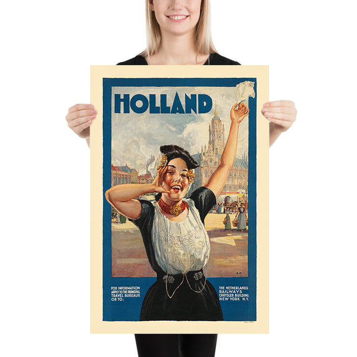 Netherlands Travel Poster: Holland