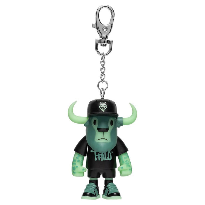 Pictured is this New Era 59FIFTY Day 2026 Glow In The Dark Ffalo figure in black. 3
