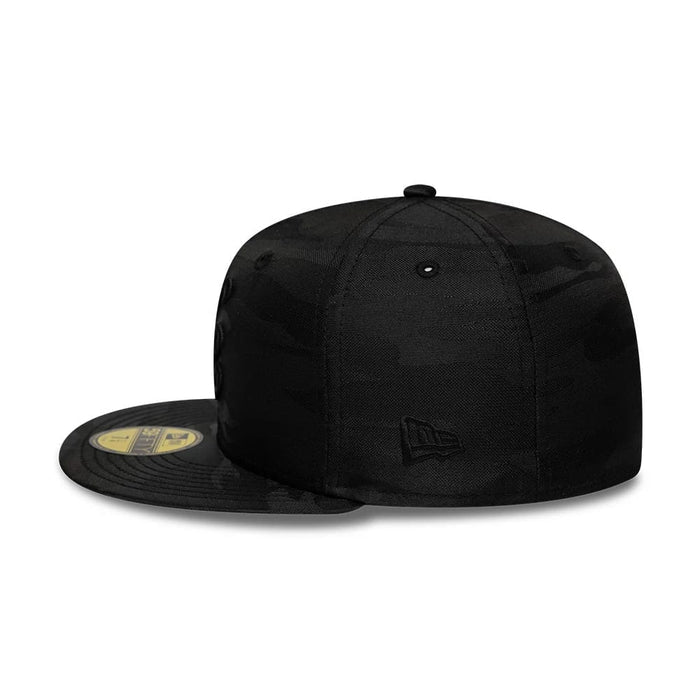 Pictured is this New Era Camo 59FIFTY Fitted cap in black. 5