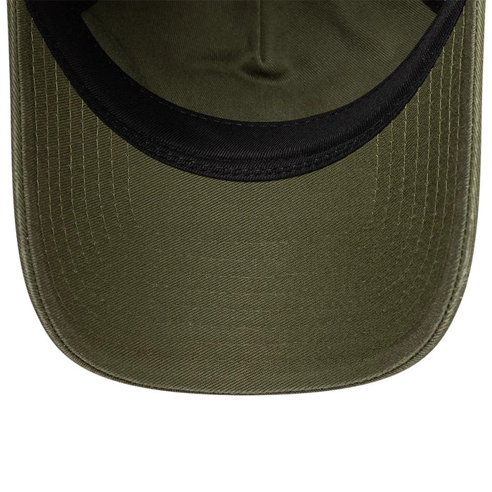 Pictured is this New Era Embossed 9TWENTY A-Frame cap in green. 5