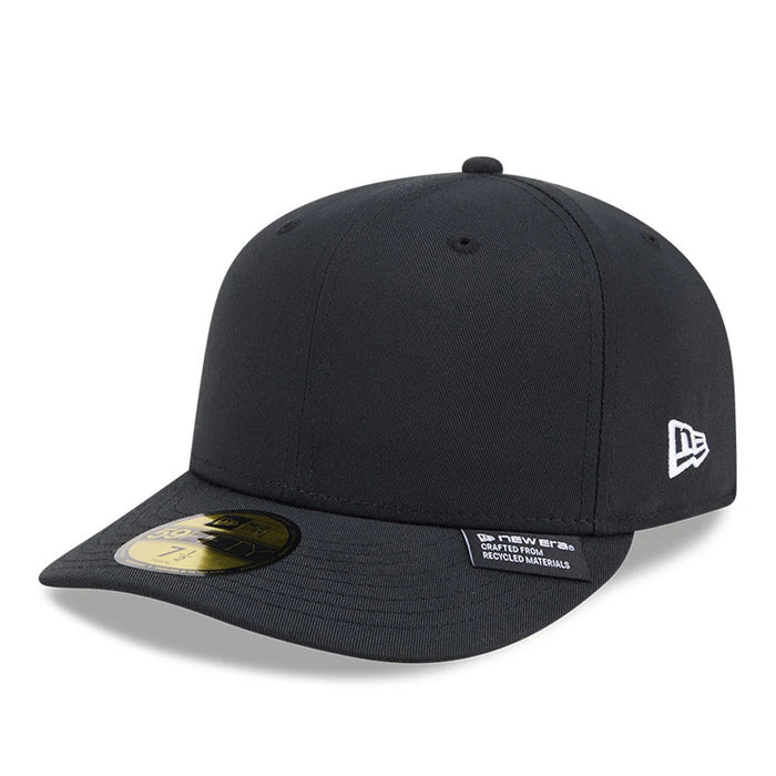 Pictured is this New Era Recycled Twill 59FIFTY Fitted cap in black. 1