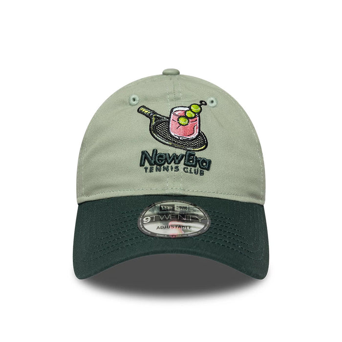 Pictured is this New Era Tennis Club 9TWENTY cap in pastel green. 2
