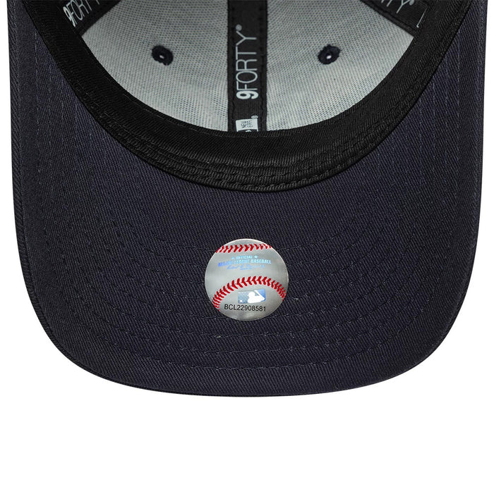 Pictured is this Child MLB Food Icon New York Yankees 9FORTY cap in navy. 5