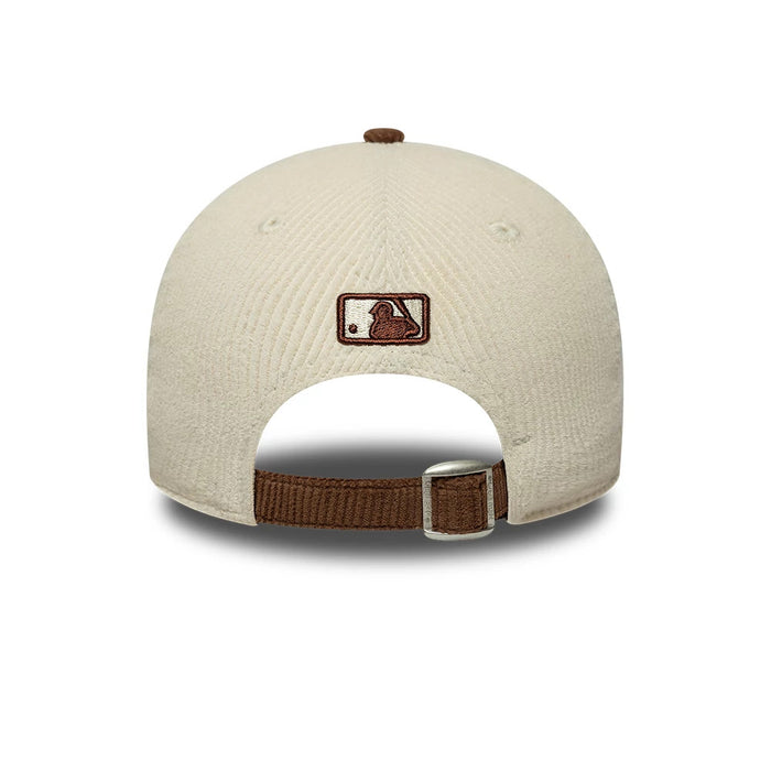 Pictured is this MLB Cord New York Yankees 9FORTY M-Crown cap in cream & brown. 4