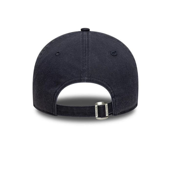 Pictured is this MLB Distressed Denim New York Yankees 9TWENTY cap in navy. 4