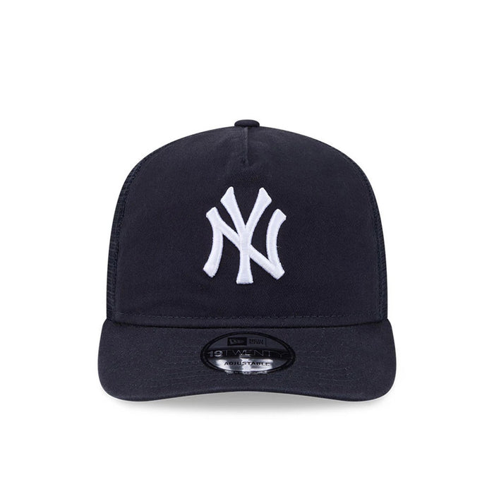 Pictured is this MLB Evergreen New York Yankees 19TWENTY cap in navy. 3