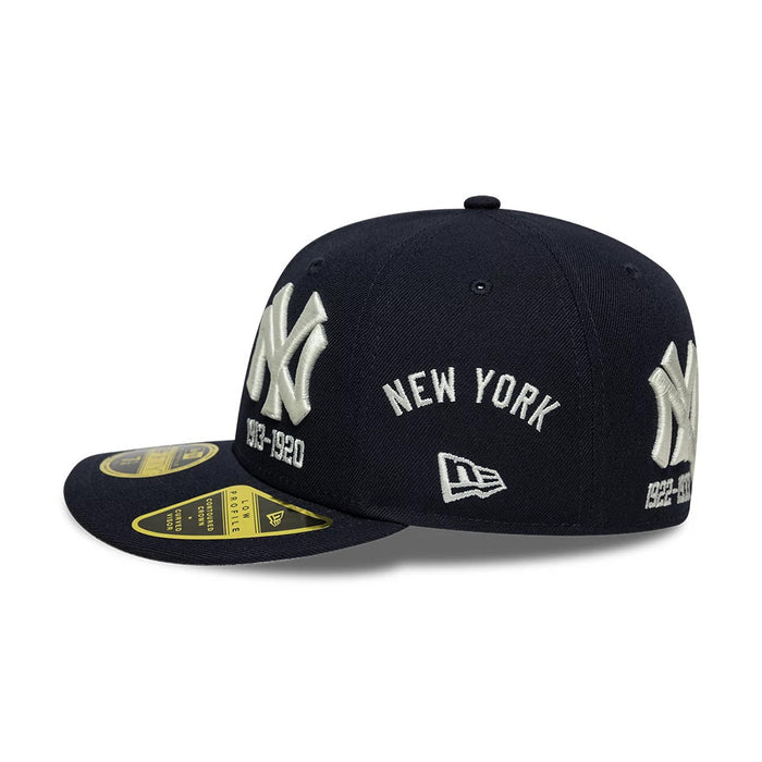 Pictured is this MLB New York Yankees Historic Low Profile 59FIFTY Fitted cap in navy. 6
