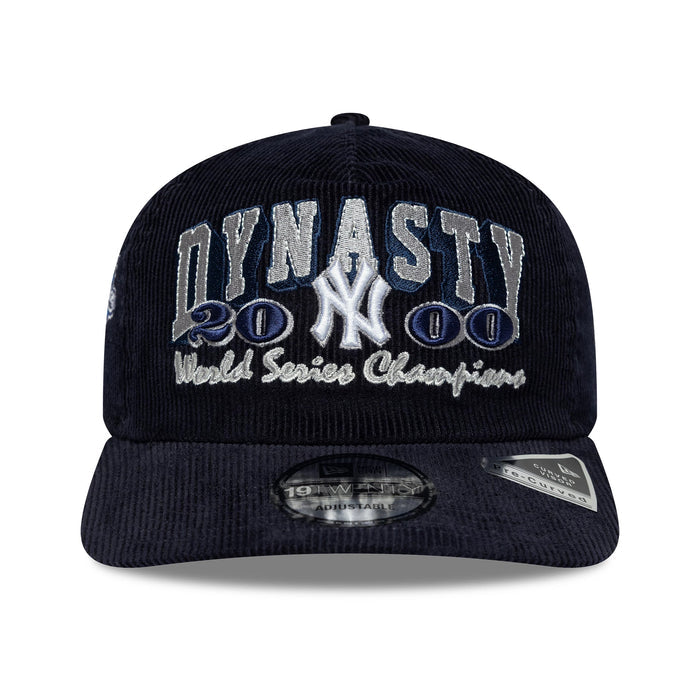 Pictured is this MLB Retro Dynasty New York Yankees Cord 19TWENTY cap in navy. 3