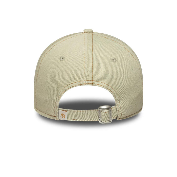Pictured is this Womens MLB Denim New York Yankees 9TWENTY cap in cream. 4