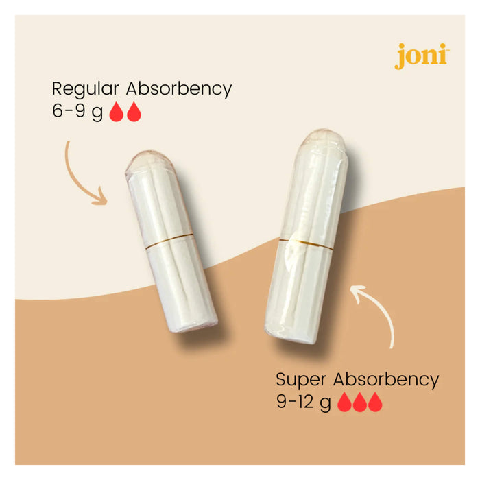 Joni Non-Applicator Tampons Super Information