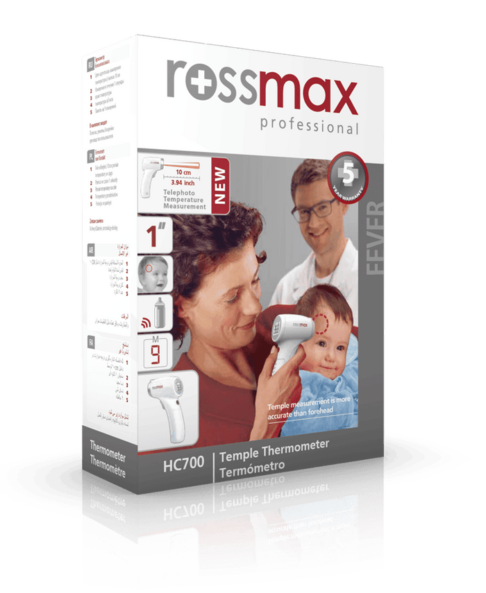 Swiss Brand Rossmax Non Contact Thermometer HC700 [professional units meant for heavy duty use, 1 battery can use up to 3000 measurements] - Asian Integrated Medical Sdn Bhd (ielder.asia)