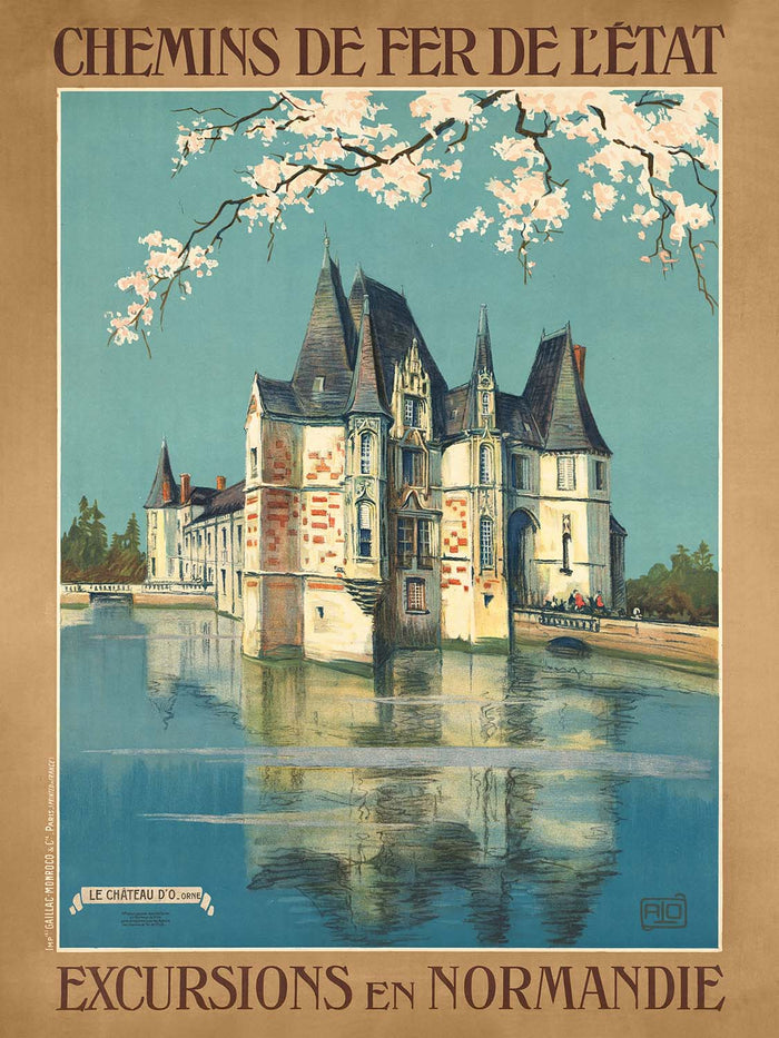 Normandy Travel Poster: Excursions en Normandie