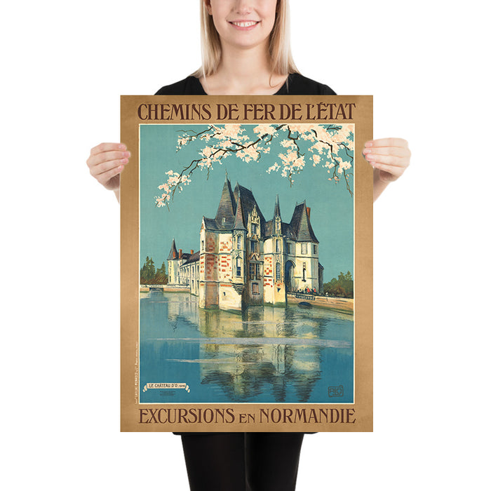 Normandy Travel Poster: Excursions en Normandie