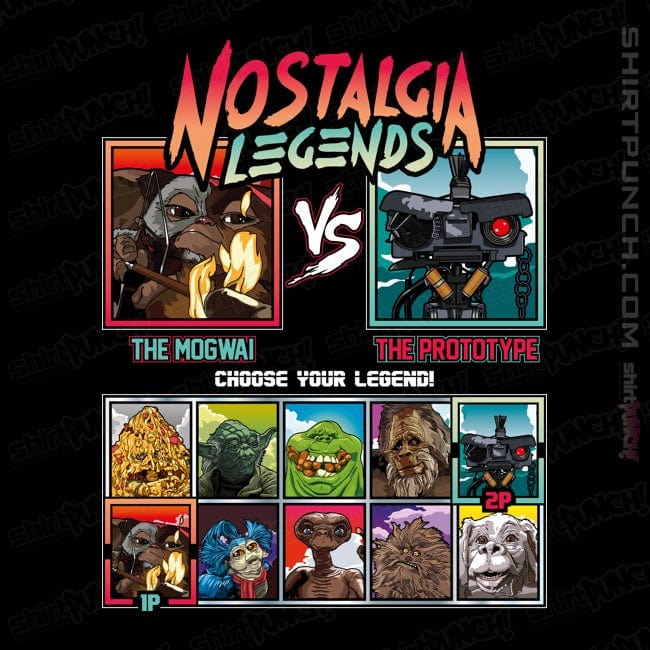 Daily_Deal_Shirts Magnets / 3"x3" / Black Nostalgia Legends