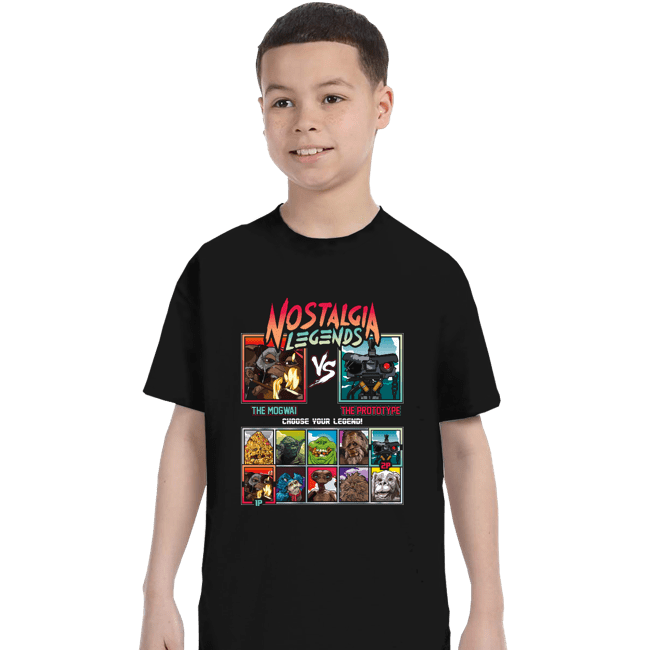 Daily_Deal_Shirts T-Shirts, Youth / XS / Black Nostalgia Legends