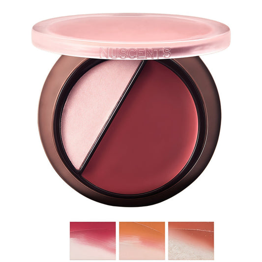 NUSCENTS Dawn Glow Highlighter & Blusher Palette T5751