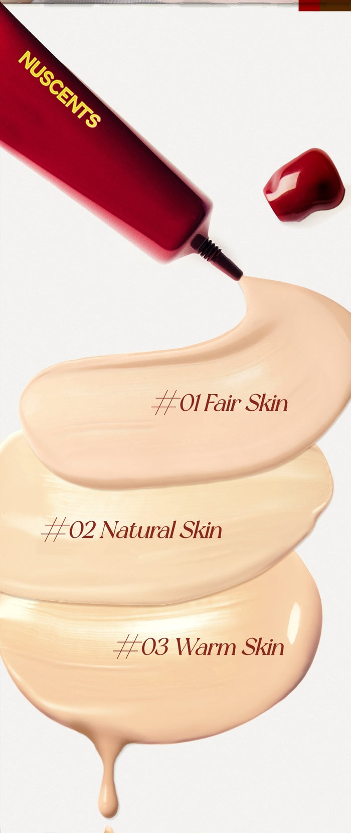 NUSCENTS Tint Facial Makeup Primer BB Cream T5752