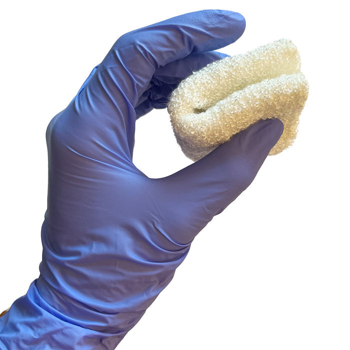 NuStat 4x4 Hemostatic Dressing folded in hand