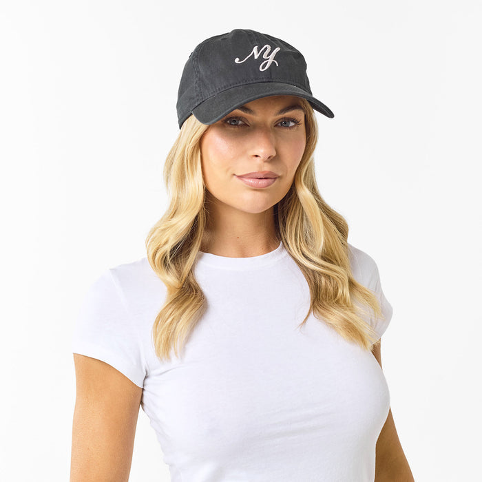 NY City Script Cap | Black