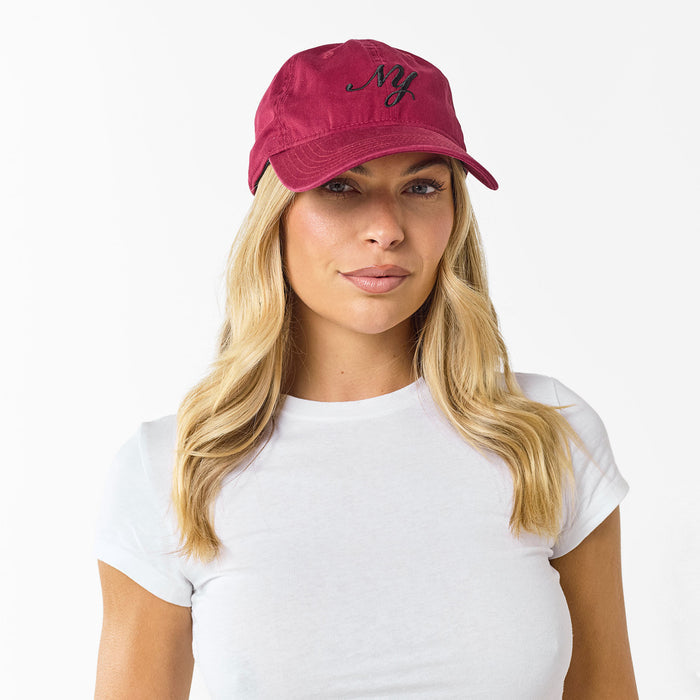 NY City Script Cap | Red