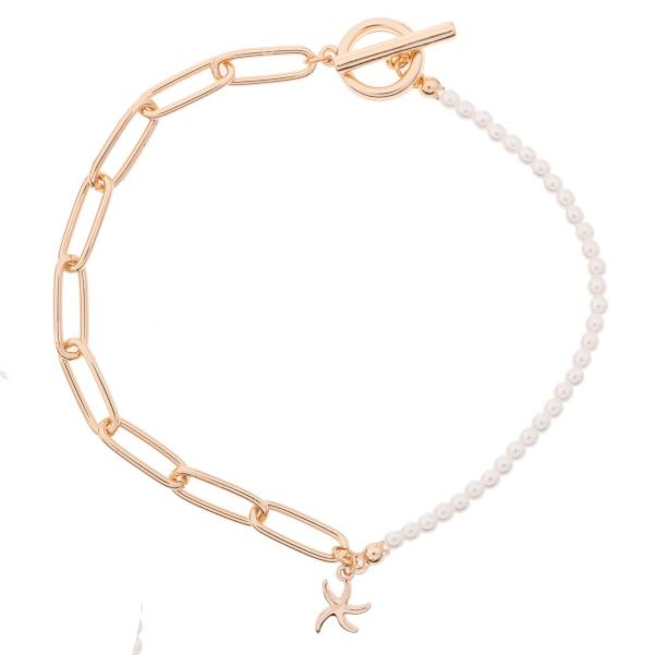 Ocean Life Chain Link Anklet