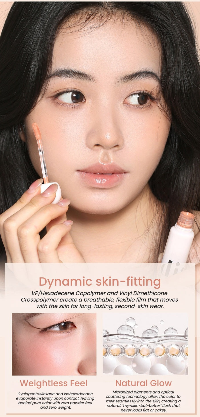 ODDITY Glossy Moist Liquid Blusher T5553