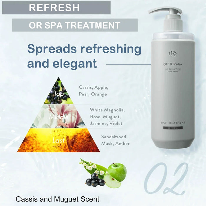 Off & Relax Hot Spring Water Spa Refresh Treatment 460ml