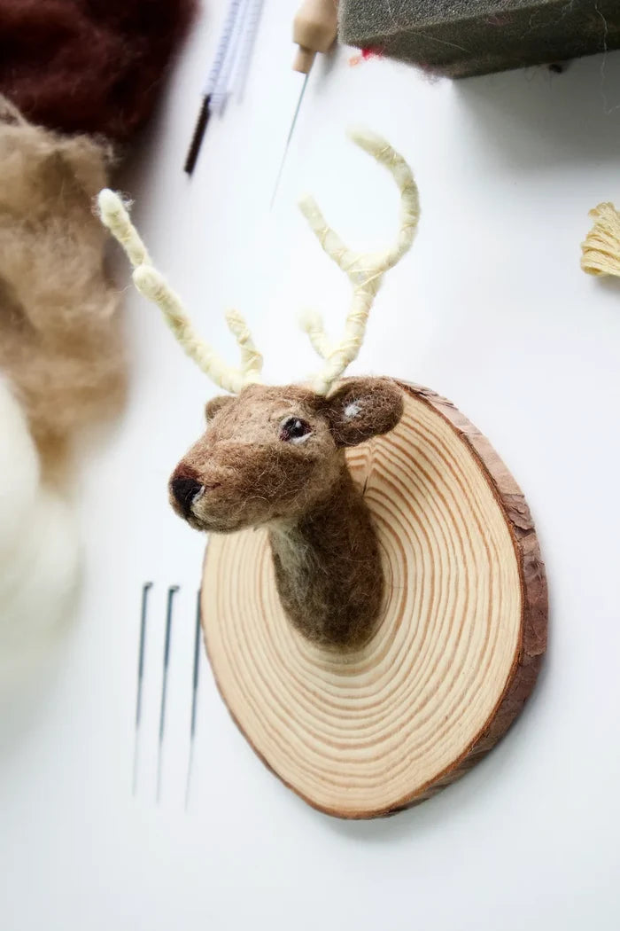 Oh Deer! Felted Taxidermy - Needle Felting Kit