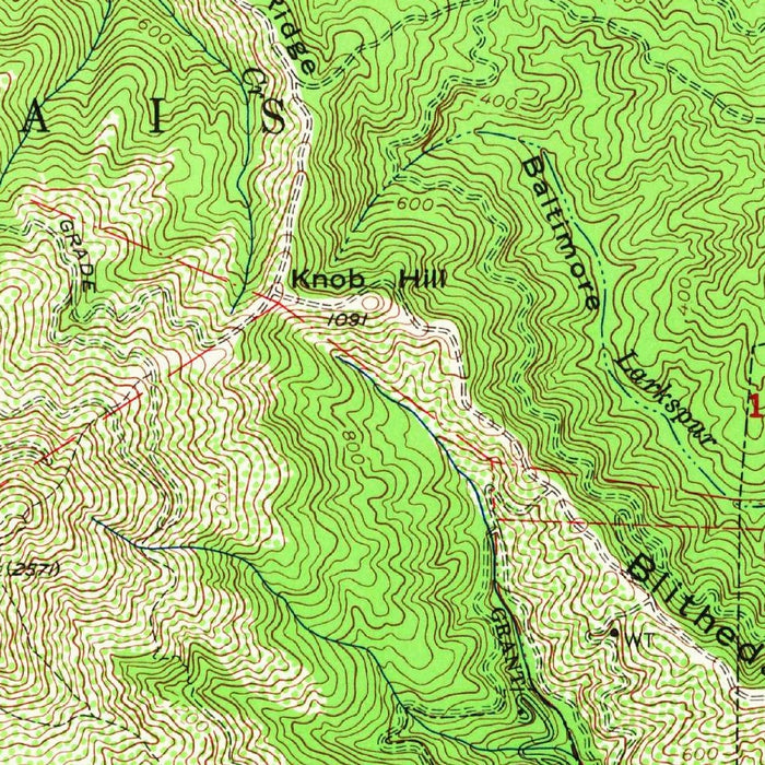 Old Map of Mill Valley, California by USGS, 1954 – San Rafael, Mount Tamalpais & Sausalito
