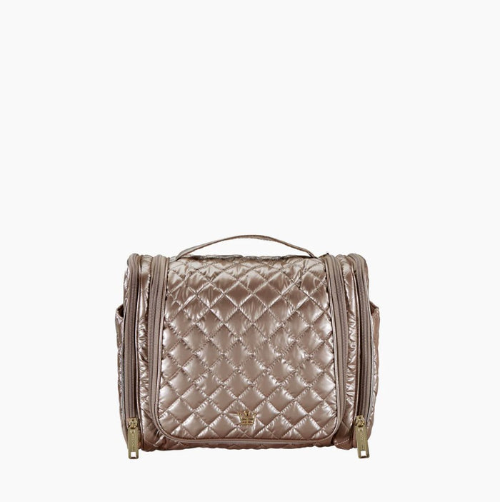 Oliver Thomas Hanging Travel Organizer Travel Accessories in Rose Gold at Wrapsody