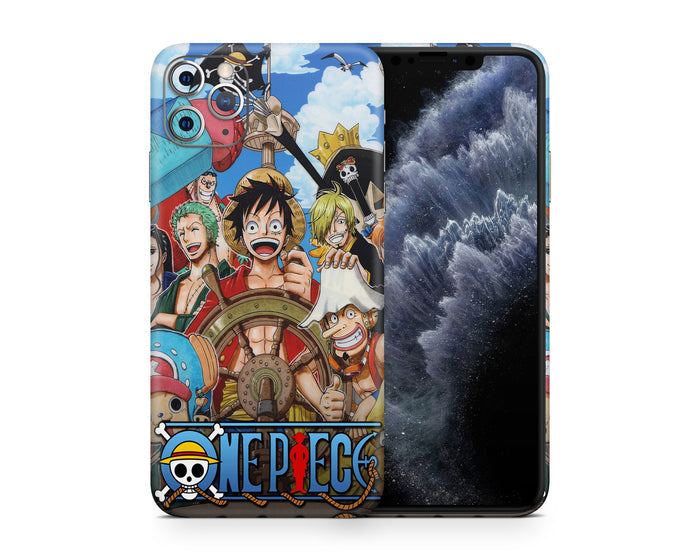 Anime Town Creations iPhone One Piece Squad iPhone 15 Pro Max Skins - Anime One piece iPhone Skin