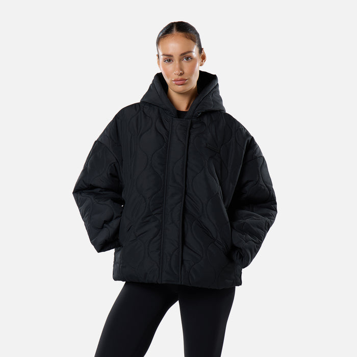 Onion Quilt Puffer | Black
