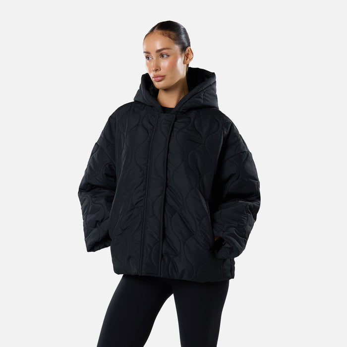 Onion Quilt Puffer | Black
