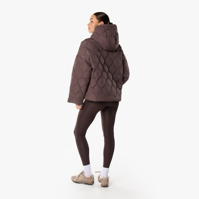 Onion Quilt Puffer | Coffee
