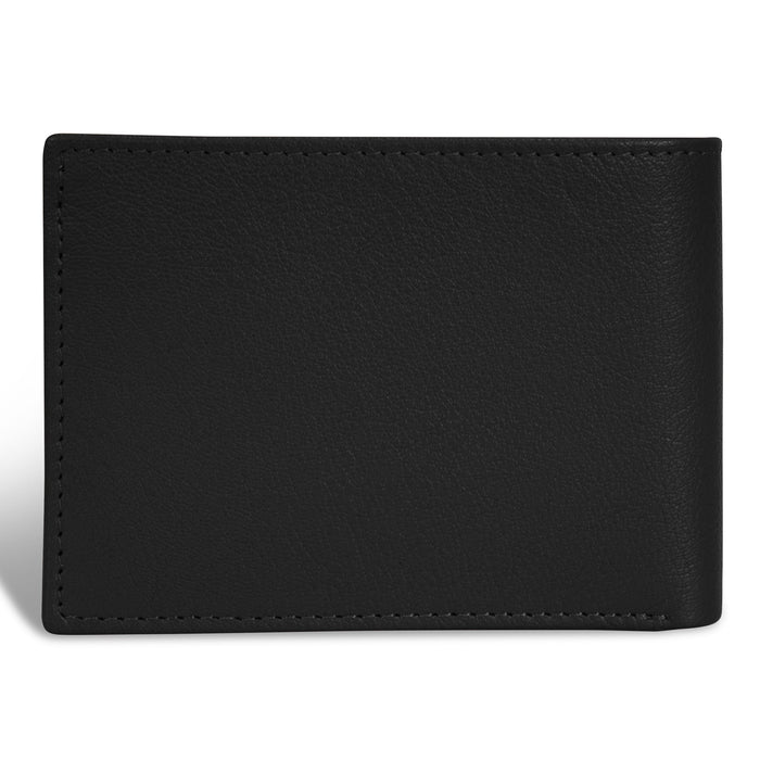 Onyx / Leather Access Center Wing Wallet *Drop Ship*