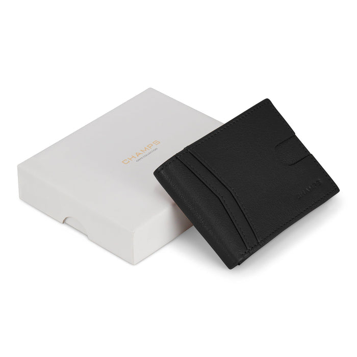 Onyx / Leather Access Top Wing Wallet *Drop Ship*
