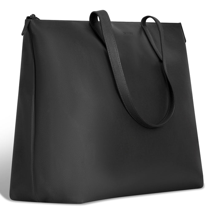 Onyx / Leather Business Tote *Drop Ship* - Bentley