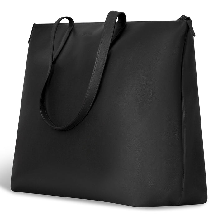 Onyx / Leather Business Tote *Drop Ship* - Bentley