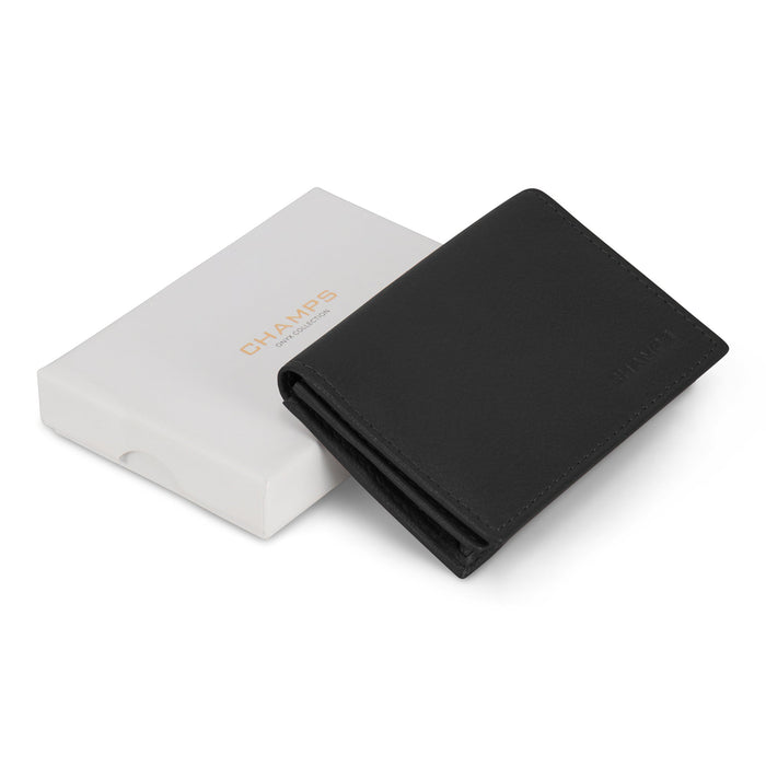 Onyx / Leather Card Case *Drop Ship*