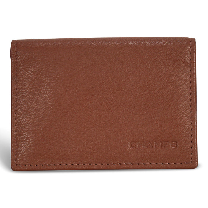Onyx / Leather Card Case *Drop Ship*