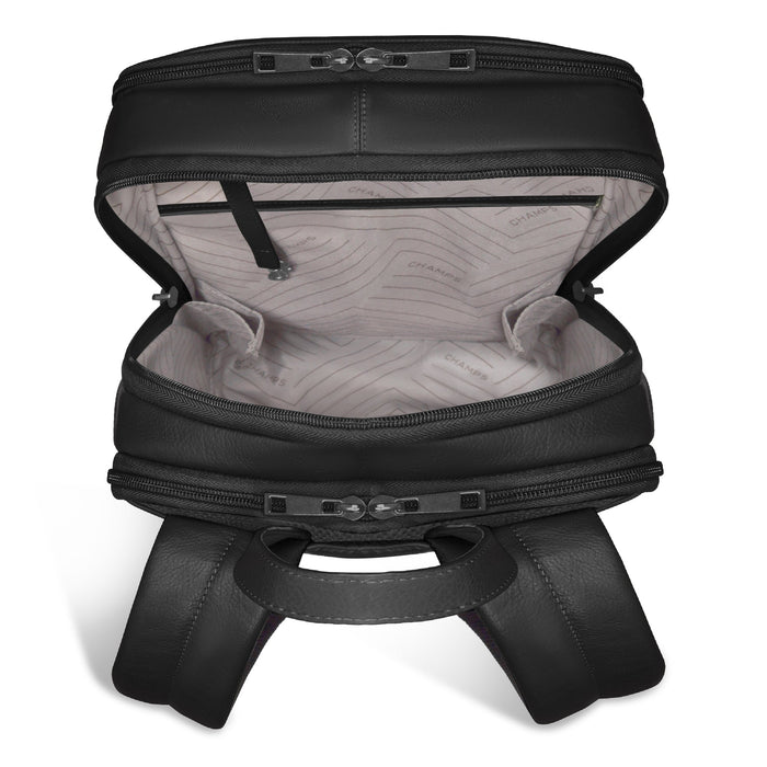 Onyx / Leather Classic Backpack *Drop Ship*