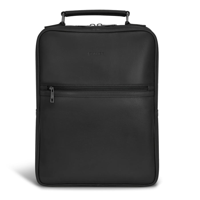 Onyx / Leather Compact Backpack *Drop Ship* - Bentley